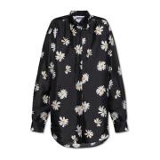 Zijden overhemd Moschino , Black , Dames