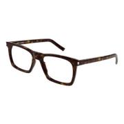 Klassieke Zwarte Zonnebril Saint Laurent , Brown , Unisex