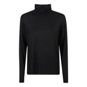 Elegante Viscose T-shirts en Polos Majestic Filatures , Black , Dames