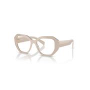 Stijlvolle Vista Zonnebril Prada , Beige , Unisex