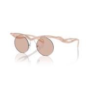 Stijlvolle A24S Sole Zonnebril Prada , Pink , Unisex