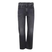 Zwarte Skinny Jeans Gemaakt in de VS Mother , Black , Dames