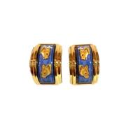 Pre-owned Yellow Gold earrings Hermès Vintage , Yellow , Dames