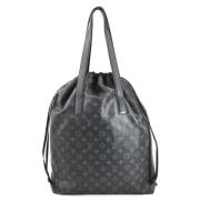 Pre-owned Canvas handbags Louis Vuitton Vintage , Black , Heren