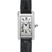 Pre-owned Stainless Steel watches Cartier Vintage , Gray , Dames