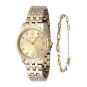 Gouden Wijzerplaat Dames Quartz Horloge Invicta Watches , Yellow , Dam...