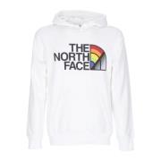 Regenboog Trots Hoodie Sweatshirt The North Face , White , Heren