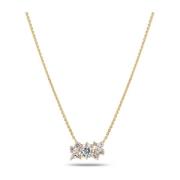 14k Gouden Ketting met 0,57 ct Laboratorium Gekweekte Diamanten Sif Ja...