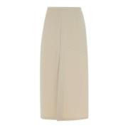 ine Crepe Rok Wit IRO , White , Dames