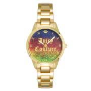 Gouden Metalen Horloge Multicolor Wijzerplaat Juicy Couture , Yellow ,...