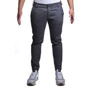 Grijze Katoen Elastaan Broek A258188/488 Entre amis , Gray , Heren