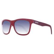 Rode Plastic Zonnebril Gradient Grijs Just Cavalli , Red , Unisex