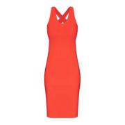 Jurk met open rug Alaïa , Red , Dames