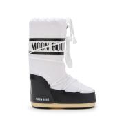 Iconische Nylon Winterlaarzen Moon Boot , White , Dames