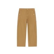 Moderne Cropped Broek Kenzo , Brown , Dames