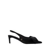 Zwarte Synthetische Pumps met Puntige Neus Anine Bing , Black , Dames