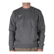 Oversized Katoen-Blend Sweatshirt Herfst/Winter Stijl Nike , Gray , He...