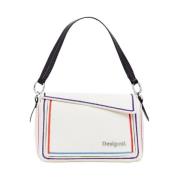 Stijlvolle Polyethyleen Handtas Dames Collectie Desigual , White , Dam...