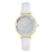 Witte Polipriel Horloge, Gouden Kast Juicy Couture , White , Dames