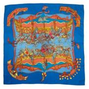 Pre-owned Silk scarves Hermès Vintage , Multicolor , Dames