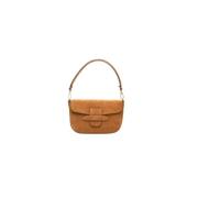 Stijlvolle Tote Tas Poche Paris , Brown , Dames