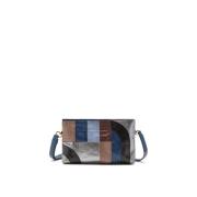 Kleine Exotische Intarsia Crossbody TAS Maliparmi , Multicolor , Dames