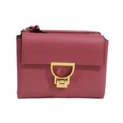 Compacte leren handtas voor vrouwen Coccinelle , Pink , Dames