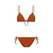 Terracotta Driehoek Bikini Set Lido , Brown , Dames