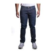 Donkerblauwe Jeans met Metalen Details Cycle , Blue , Heren