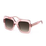 Oranje Acetaat Zonnebril met Bruine Lens Just Cavalli , Pink , Dames