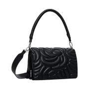 Minimalistische Polyurethaan Handtas Dames Collectie Desigual , Black ...