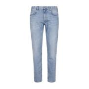 Stretchkatoenen denim broek Eleventy , Blue , Heren