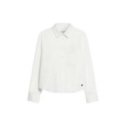 Klassieke Witte Oxford Katoenen Overhemd Max Mara , White , Dames