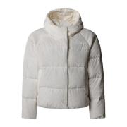 North Down Hooded Jas The North Face , White , Dames