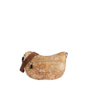 Zwarte Schoudertas Stijlvol en Chic Alviero Martini 1a Classe , Brown ...