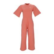 Jersey Jumpsuit met Rits Nike , Orange , Dames