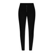 Hoge taille broek Alaïa , Black , Dames