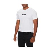 Witte T-shirt met Versace Jeans Logo Versace Jeans Couture , White , H...