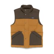 Gewatteerd donsvest in Shelter Brown Patagonia , Brown , Heren