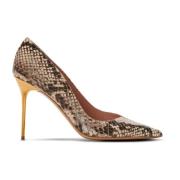 Ruby Python-Geëtste Leren Pumps Balmain , Multicolor , Dames