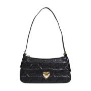 Stijlvolle Polyurethaan Handtas Dames Collectie Love Moschino , Black ...