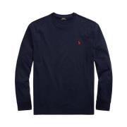 Casual Katoenen T-shirt Polo Ralph Lauren , Blue , Heren