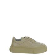 Leren Sneakers voor Vrouwen MM6 Maison Margiela , Beige , Heren