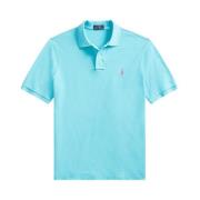 Lichtblauw Poloshirt met Kraag Polo Ralph Lauren , Blue , Heren