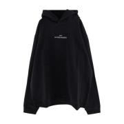 Logo Hoodie Maison Margiela , Black , Heren