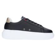 Sneakers Zwart Polo Ralph Lauren , Black , Dames