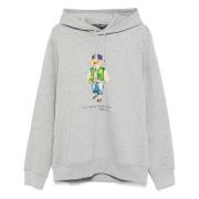 Geborduurde 'Polo Bear' hoodie Polo Ralph Lauren , Gray , Heren