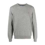 Grijze Wollen Trui Aw23 Polo Ralph Lauren , Gray , Heren