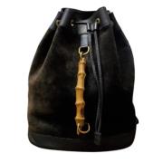 Pre-owned Leather gucci-bags Gucci Vintage , Black , Dames