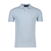 Lichtblauw poloshirt met korte mouwen Polo Ralph Lauren , Blue , Heren